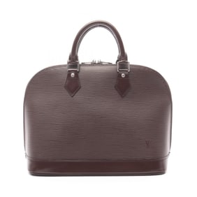 Louis Vuitton Alma Handbag in Epi Leather, Brown, Women's, M5214D