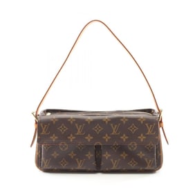 Louis Vuitton Viva Cite MM Shoulder Bag in Coated Canvas and Leather with Monogram Design, Brown,