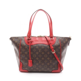 Louis Vuitton Estrella MM Tote Bag, Coated Canvas and Leather, Monogram, Women's, Brown Red, M51193