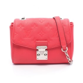 Louis Vuitton Saint-Germain BB Shoulder Bag in Monogram Empreinte Leather, Women's, Red, M41772