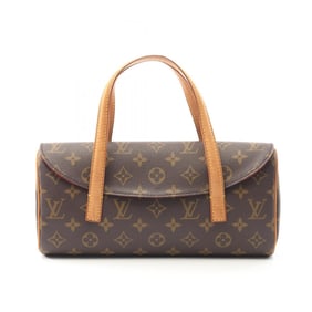 Louis Vuitton Sonatine Handbag, Coated Canvas and Leather, Monogram, Women's, Brown, M51902