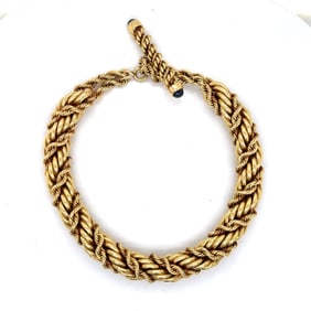 TIFFANY & CO. SCHLUMBERGER 1960’s 18K Yellow Gold Bracelet