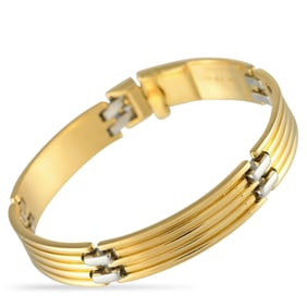 Bvlgari Vintage 18K White and Yellow Gold Bracelet BV15-090225