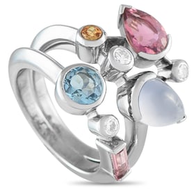 Cartier Meli Melo Platinum Gemstone Ring CA36-073125