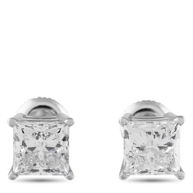 LB Exclusive 14K White Gold 3.50ct Lab-Grown Diamond Earrings MF19-051525