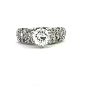 14k Diamond Engagement Ring