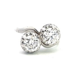 Art Deco Style Platinum Diamond Ring