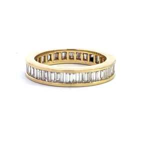 14k Diamond Baguette Eternity Ring