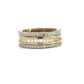 18k Diamond Eternity Band