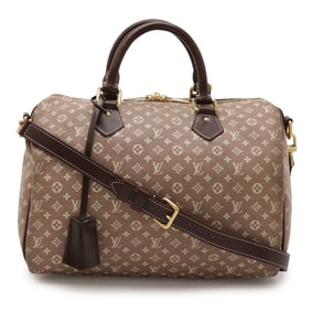 LOUIS VUITTON Monogram Idylle Speedy Bandouliere 30 Handbag, Mini Boston Bag, Shoulder Sepia, M56704