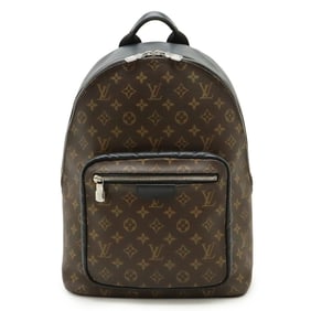 LOUIS VUITTON Monogram Macassar Josh NV Backpack/Shoulder Bag M45349