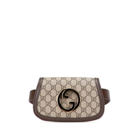 Gucci GG Supreme Blondie Belt Bag/Body Bag 703807 Beige/Brown Leather Women's GUCCI
