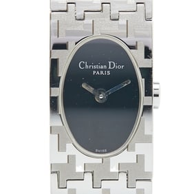 Dior Miss Watch D70-100 Quartz Black Dial Stainless Steel Women's