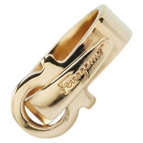 Salvatore Ferragamo Gancini Scarf Ring, Gold Plated, Women's