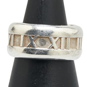Tiffany & Co. Atlas Ring, SV925 Silver, Women's