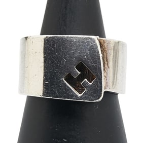 Hermes Candy Ring, SV925 Silver, Women's, HERMES