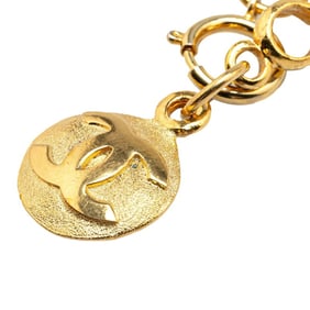 Vintage Chanel Coco Mark Chain Bracelet, Gold Plated, Women's, CHANEL