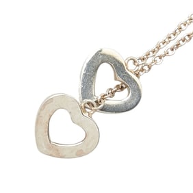 Tiffany Heart Link Lariat Necklace in 925 Sterling Silver for Women. TIFFANY & Co.