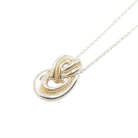 Tiffany Twist Knot Rope Necklace in 925 Sterling Silver and 18K Yellow Gold. Women's. TIFFANY & Co.
