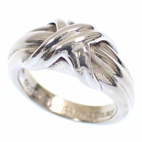 Tiffany Signature Ring for Women, SV925, Size 9, 5.2g, Silver