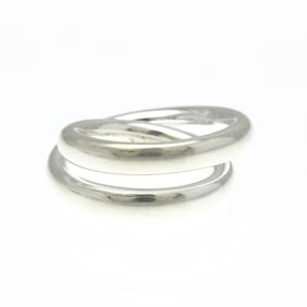 Hermes Vertige Ring Silver 925 Fashion No Stone Band Ring Silver