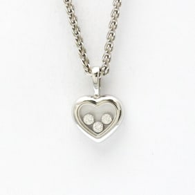 Chopard Happy Diamond Necklace 794611 White Gold (18K) Diamond Men,Women Fashion Pendant Necklace
