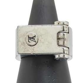 Louis Vuitton Ring, Size S, M68088, Silver Metal, Women's, LOUIS VUITTON