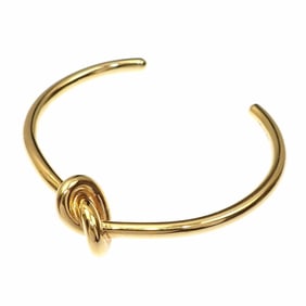 Celine Knot Extra-Thin Bracelet for Women, Gold-Finish Brass, 46P466BRA.35OR, Nickel-Free, C1