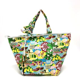 DOLCE & GABBANA Dolce Gabbana Tote Bag Canvas/Leather Men's Multicolor
