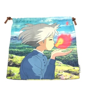 LOEWE C822057X24 Ghibli Collaboration Howl's Moving Castle Drawstring Bag, Small Item Case, Sophie