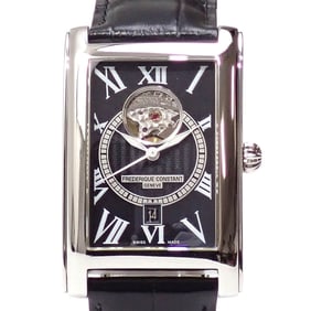 Frederique Constant Classic Cale Automatic Heartbeat Men's Watch, Stainless Steel, FC-315BS4C26,