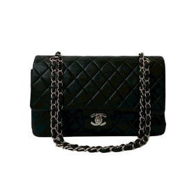 Seal No. 6 CHANEL Matelasse Coco Mark Lambskin Leather Chain Shoulder Bag Black 40280