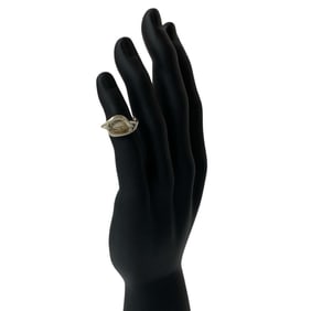 TIFFANY & Co. Elsa Peretti Calla Lily Ring, Silver 925, Size 8, 962-3