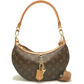 LOUIS VUITTON Monogram Looping Shoulder Bag M12939 Brown Women's 253191