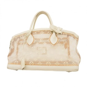 Louis Vuitton Monogram Translence Lockit East West Handbag M40701 White Women's