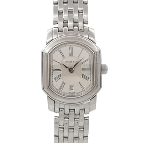 Tiffany & Co. Mark Coupe Women's Watch, Date, Silver, Quartz,