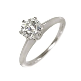 Tiffany & Co. Solitaire Diamond 1.10ct I VVS1 3EX Ring in Platinum