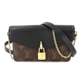 Louis Vuitton Monogram Padlock on the Strap 2-Way Shoulder Bag in Leather Noir (M80559) with RFID