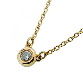 Tiffany Necklace By the Yard 1PD 18KYG Yellow Gold Diamond Women's