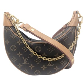 LOUIS VUITTON Loop M81098 RFID Monogram Brown Shoulder Bag 3-Way Women's