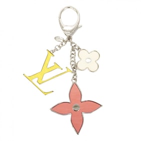 Louis Vuitton Epi Fleur de Pi Keychain M99256 White Pink Yellow Women's