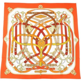 Like new Hermès Carre Jean 140 CAVALCADOUR cashmere and silk multicolor scarf/muffler 1564HERMES