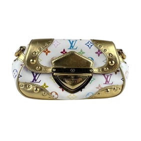 Louis Vuitton Marilyn Monogram Multicolore Shoulder Bag in All Leather with Gold and Brown Finish,