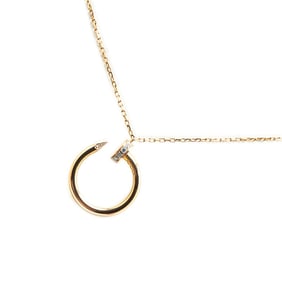Cartier Juste Uncre Diamond Necklace in 18K Yellow Gold for Women