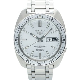 Seiko 5 Sports 4R36-17S0 Silver Dial Men's Watch