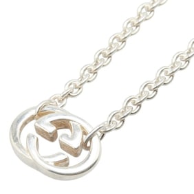 Gucci Interlocking G Chain Necklace 190489 J8400 8106 SV925 Silver Women's GUCCI
