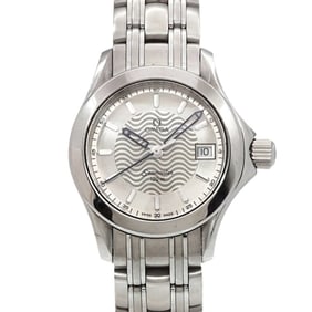 OMEGA Seamaster 120 2581 31 Women's Watch with Date Display, Silver Quartz Movement