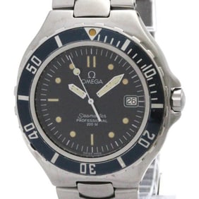 OMEGA Seamaster Professional 18K Gold Steel Watch 396.1042 Polished