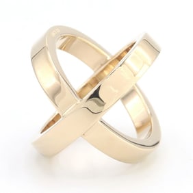 Hermes scarf ring, Cosmos design, gold metal, clasp, stole pendant top, women's.