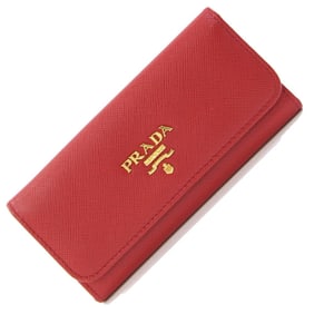 Prada 6-Key Case 1M0223 Red Leather Women's PRADA